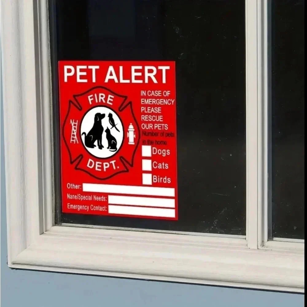 Pet Alert First Responder Alert Sticker